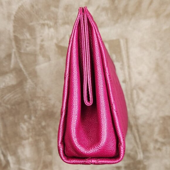 Chanel Dark Pink Clutch Bag 99568, Authentic - Picture 5 of 12